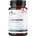 Design-uri pentru sănătate L Capsule Glutamina - 850 mg Aminoacidi vegetarieni Supliment pentru a sprijini recuperarea musculară, digestiv, imun + sanatate guta - non-GMO + Gluten gratuit (120 capsule)