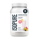 Isopure Clear Whey Izolate Proteine Pulbere, Lactoză gratuit, Gluten gratuit, natural arostat, Tropical Punch, 20g Proteina Per Servire, 1.9 Lbs, 36 Serviri (Packing May Vary)