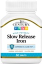 21st Century B 12 2500 mcg 110 Conte & Slow Release Iron 60 Count