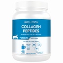 Pudră de proteine 1LB, 45 de serviri. Tipul 1 & 3 Colagen de bovine hidrolizate pentru femei și bărbați. 10g Colagen pulbere & 9g proteine per servire pentru piele, par, suport unghii