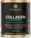 Nutritie esentiala Colagen Rezilienta - Hidrolizat Colagen Peptides Pulbere cu acid hialuronic, Silicon, Amino-Acid si extract de flori de pasiune - Fruct de pasiune - 14,3 oz (30 Serviri)