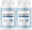 (2 Pachet) Linişte Plus - Official Quietum Plus Advanced Supplement Formula, Original Quietum Plus Recenzii, All Natural QuietumPlus Formula avansată pentru ureche sănătoasă, 120 Capsule pentru 2 luni