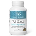 FemininSense VeinSense by Natural Factors, Beauty Supplement to Support Healthy Veins and Beautiful Legs, Vegan, Non-GMO, 60 capsule (20 porţii)