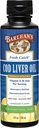 Barlean Cod Ulei de ficat de ulei lichid, Omega 3 ulei de pește cu 900mg EPA și DHA Plus Vitamina D, Suplimente pentru comun, Brain, și de asistență pentru sănătate cardiacă, Aroma de limonadă, 8 oz