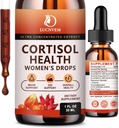 Cortizol Supliment pentru femei, Cortisol Reductor Detoxifiere Manager, Ashwagandha/Rhodiola Rosea/Complexul Magnesium pentru Mood/Focus & Sleep, Mentine un nivel sănătos de cortizol- 30 zile de aprovizionare Vegan