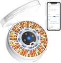 Zoksi Premium 31-Slot Automatic Pilula Dispenser cu Fingerprint & Key Lock, Smart Medication Organizator cu Alarm & Light, Electronic Pill Organizator pentru Vârstnici & Uitare