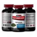 Pure Herbal Supplement - Klamath albastru verde Algae 500mg - Creșterea nivelului de energie, îmbunătățirea digestia și îmbunătățirea sistemului imunitar, spirulina, chlorella, Klamath albastru Algae pulbere verde - 1B 60 capsule