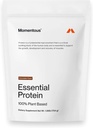 Momentous Essential Pudra de proteine Vegan - 20g Proteina pe bază de plante - NSF Certified, Gluten-Free, non-GMO, 20 Serviri pentru utilizare esențială în fiecare zi, Ciocolată