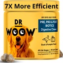 Probiotice pentru câini, Probiotice pentru câini de companie și enzime digestive, Duck & Pumpkin Flavor dog Suplimente probiotice, Vitamine câine Chews probiotice și prebiotice pentru câini, Dog Gas Relief