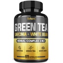 Extract de ceai verde Pilula EGCG 16000Mg pe servire cu 12000Mg Ceai verde, 2000Mg Garcinia Cambogia & 2000Mg Bean alb rinichi - suport de corp echilibru, inima si sanatate imuna - 120 capsule 2 luna de aprovizionare