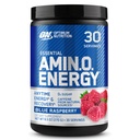 Optimum Nutrition Amino Energy - Pre Workout cu ceai verde, BCAA, Aminoacidi, Keto Friendly, Green Coffee Extract, Powder energie - Blue Raspberry, 30 Serviri (Packing May Vary)