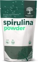 Rădăcini ancestrale - pulbere organică Spirulina (5 oz) USDA Certified Vegan Spirulina Powder I 100% Superfood pur pentru Optimal Health & Immune Support.