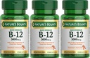 Vitamina bounty B-12 5000 mcg, 40 comprimate de dizolvare rapidă (pachet de 3)