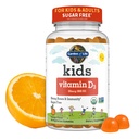 Grădina Vieţii Copii Vitamina organică D3 Gumiile cu 800 UI (100% valoare zilnică) pentru oase puternice, dinţi, creier şi imunitate 