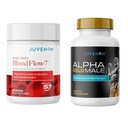 Juvenon BloodFlow-7 Suplimentul oxid nitric cu Nitrosigină + Alpha Gold Male