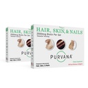 Wellgenix Purvana Păr, Piele, și unghii Vitamina - Softgels pentru absorbție ridicată - Dublu Putere 2500mcg Biotina, VIT A & B (30 Conte) (Pachet de 2)