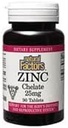 Factori naturali - Chelat de zinc 25mg, Suport pentru pielea sanatoasa si functia imunitara, 90 comprimate