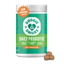Doggie Dailies Probiotice pentru câini - Probiotice avansate pentru câini cu prebiotice - Promovează Digestive Health - Sprijină sistemul imunitar și sănătatea generală (Pumpkin) 225 Soft Chews