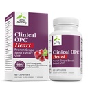 Terry natural Clinic OPC Inima - inima supliment de sănătate cu magneziu, vitamina B6, extract de semințe de struguri - Supliment alimentar pentru artererie sănătate și circulatie - 60 capsule