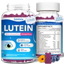 2 ambalaj Gume lutein, 12 din 1 Lutein și Zeaxanthin Suplimente Vitamine Ochi pentru adulți, Suplimentul pentru sănătatea ochilor cu vitamine multiple pentru promovarea ochi și viziune - 120 gume