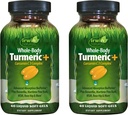Irwin Naturals Întregul corp Turmeric + Curcumin C3 Complex - 60 lichid moale-Gels, Pachet de 2 - Suporturi Tot corpul Wellness - 60 Total Serviri