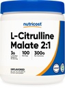 Nutricost L-Citrulin Malat (2:1) Pulbere (300 Grams)