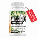Vitamina D3 5000 UI Supliment 125 mcg Geluri moi Special pentru suplimente de stomac sensibile cu ulei de măsline organice Cel mai bun supliment de vitamina D3 pentru femei si barbati Made in Statele Unite ale Americii