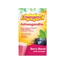 Emergen-C Vitamina C Ashwagandha Drink Mix, Supliment alimentar pentru suport imunitar, Berry Blend, Inapoi la scoala Essentials - 18 Conte