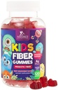 Gume de fibre pentru copii, Daily 4g Gummy Fiber Supplement, Prebiotic Digestive Health Support - Planta pe bază de fibre solubile naturale, Sprijină Regularitatea și Digestia pentru copii non-GMO - 120 Gummie