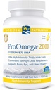 Nordic Naturals ProOmega 2000, Lemon Flavor - 2150 mg Omega-3 - 60 Soft Gels - Ultra ulei de pește de înaltă calitate - EPA & DHA - Promovează creier, ochi, inimă, și sănătatea imună - Non-GMO - 30 Servings