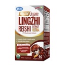 Labo Nutrition Bioactive Organic Lingzhi Reishi Ultra 7 Mushroom Extract Supliment Reishi Cordyceps Maitake Turcia Tail Agaricus blazei Murill Shiitake pentru suport imun, Vitality, USDA Organic