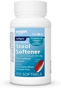 Îngrijire de bază Stool Softner Laxative, Docusat Sodiu 100 mg, Softgels, Pentru constipaţie Relief, 100 Conte