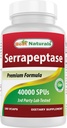 Cele mai bune Naturale Serapeptase 40000 SPU 180 capsule