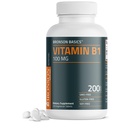 Bronson Vitamina B1 100mg, non-GMO, 200 comprimate vegetariene