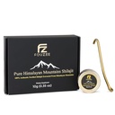 FOUZEE Munţii Himalaieni Pure Shilajit - 77% + Acidul furnal Coerenţă Hard autentică, Sursa naturală a acidului furnal, peste 85 Minerale Trace, include Spoon din oţel inoxidabil (10 grame)