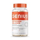 Geniu Echilibrul estrogenului, Suplimentul Dim - Blocator pentru bărbaţi şi femei - Hormoni, Acnee hormonală şi menopauză - Inhibitori ai aromatazei cu extract de seminţe de struguri şi BioPerine - 30 capsule