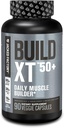 Fabrica Jacked Build-XT 50+ Daily Muscle Builder - Muscle Recovery Supplement & Muscle Builder pentru barbati si femei cu KSM-66 Ashwagandha, Primavie Shilajit, ElevaTP, & Astragin - 90 Conte