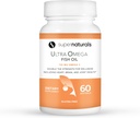 Super Natural Ultra Omega ulei de pește - Omega 3 Gatty-Acids EPA DHA - susține funcția crescută a creierului, susține Nervii și sănătatea ochilor 1200mg/720 Omega-3-60 Capsule