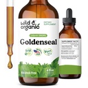 Silviu & Organic Goldenseal Tincture - Suport Lung & Digestive - Goldenseal Root Extract Picături lichide - Vegan, Sugar & Alcohol-Free Herb Supliment - 4 fl oz