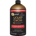 Qunol Liquid CoQ10 100mg, Superioara Absorbtie Supliment natural Forma de Coenzime Q10, Antioxidant pentru sanatatea inimii, Ananas Orange Aromat, 60 portii, 20.3 oz Sticla