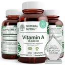 Natural Nutra Vitamina A 10000 UI Softgels 