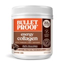 Bulletproof Ciocolată neagră Energie Colagen Proteină, 19.3 Ounces, Cafeina-Free Combustibil cu vitamine și antioxidanți, Amestec cu ginseng, magneziu, Cordyceps ciuperci