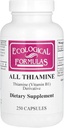 Formule ecologice Altiamine Vitamina B1 Capsule, 50 mg, 250 Count