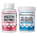 Medicului CHOICE 100 Miliarde + Digestive Enzyme 60ct Bundle - Advanced Gut Health Support