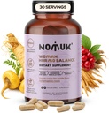 Femeie Hormo Echilibru Adaptogens Suplimente cu Maca Panax Ginseng Shatavari Schisandra Formula Proiectat pentru femei Wellness & Hormone Harmony Suport 60 Capsule Vegan