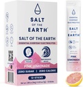 Sare de pământ Premium Zero-Sugar Electrolit - Made with Pink Himalayan Salt - Pachete cu pulbere de hidratare 