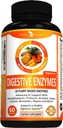 Enzime digestive -18 Enzime pe bază de plante cu amilază lipază bromelaină Protează lactază & alte enzime - O pastilă pre-masa susține digestia sănătoasă și absorbția nutritivă 60 Capace