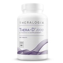 Theralogix Thera-D 2000 Vitamina D Supliment - 2000 UI (50 mcg) Vitamina D3 Tablete - 180 Day Supply - Immune Supplement for Women & Men - Helds Bone & Heart Health - NSF Certified -180 Tablets