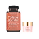 Rezervare frumusete, Colagen Booster, Colagen Supliment pentru îngrijirea pielii și sănătatea comună 60Caps & Firming Face Cream, 1.7 oz