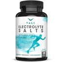 VALI Electrolyte Salts Rapid oral Rehidratare Pastile de înlocuire. Hidratare supliment pulbere nutritie, recuperare & ajutor rapid. Sanatate fluide esentiale. Keto Salt Mineral Tablets. 120 Capsule vegetale